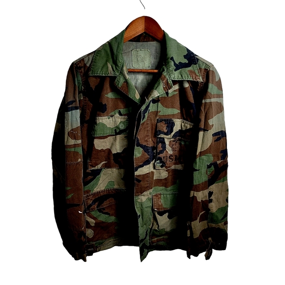 Vintage Jackets & Coats Vintage Military Camo Jacket Authentic Army